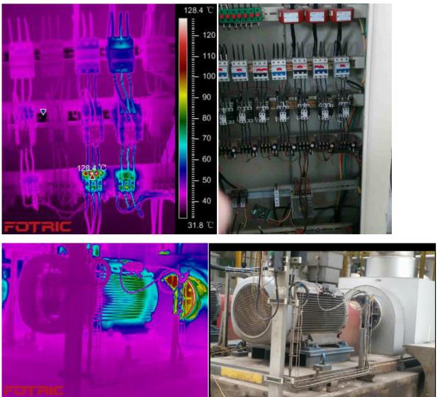 Fotric熱像儀應(yīng)用于工廠配電與電機維護